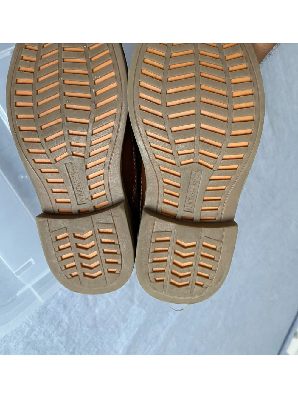 Steve Madden Boys Oliver Cognac Brown Dress Shoes Oxfords Size 11 Holiday